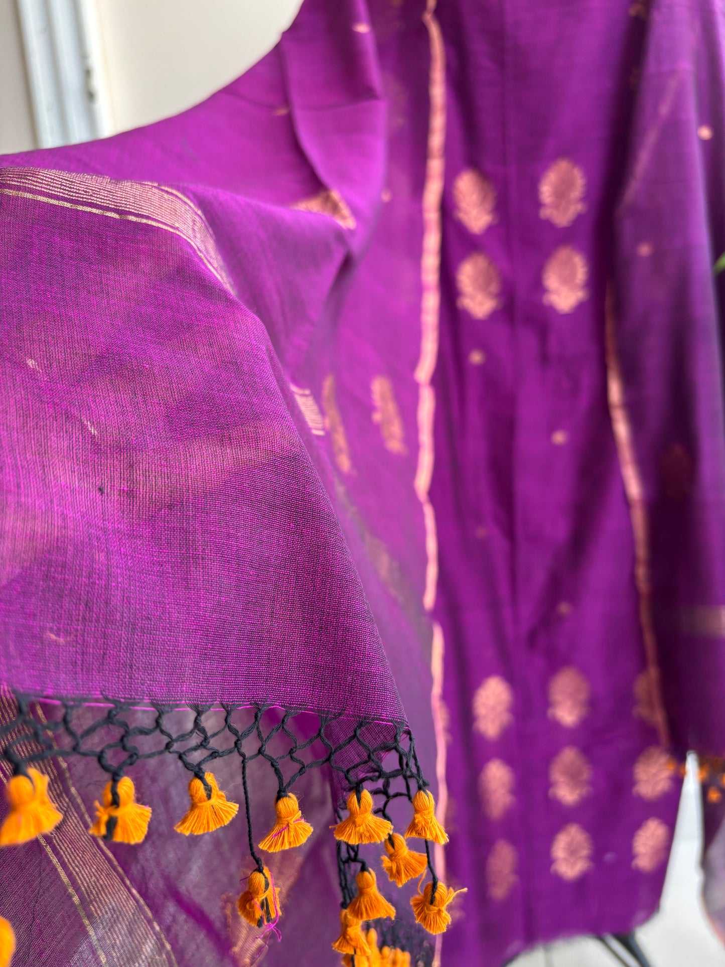 Elegant Jamdani Cotton Ensemble – A Timeless Heirloom