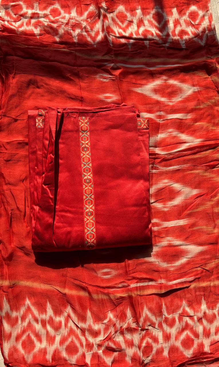 Ganga Pure Cotton Suit Set
