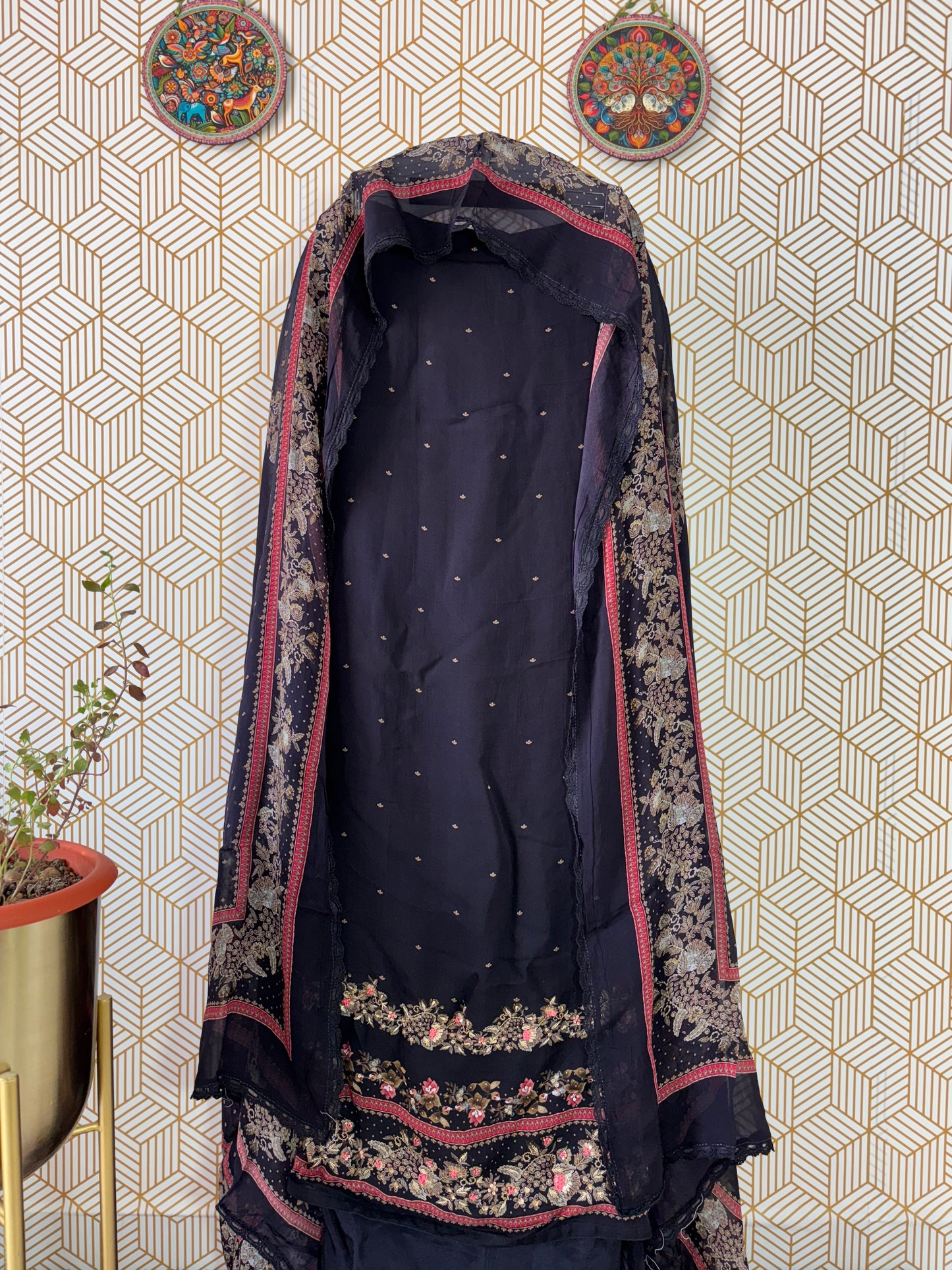 Ramtex Brand Organza Suit Set