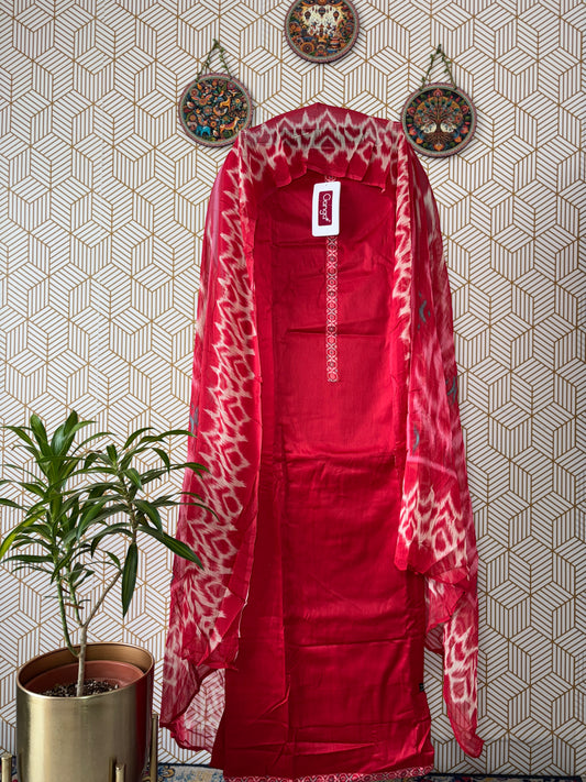 Ganga Pure Cotton Suit Set