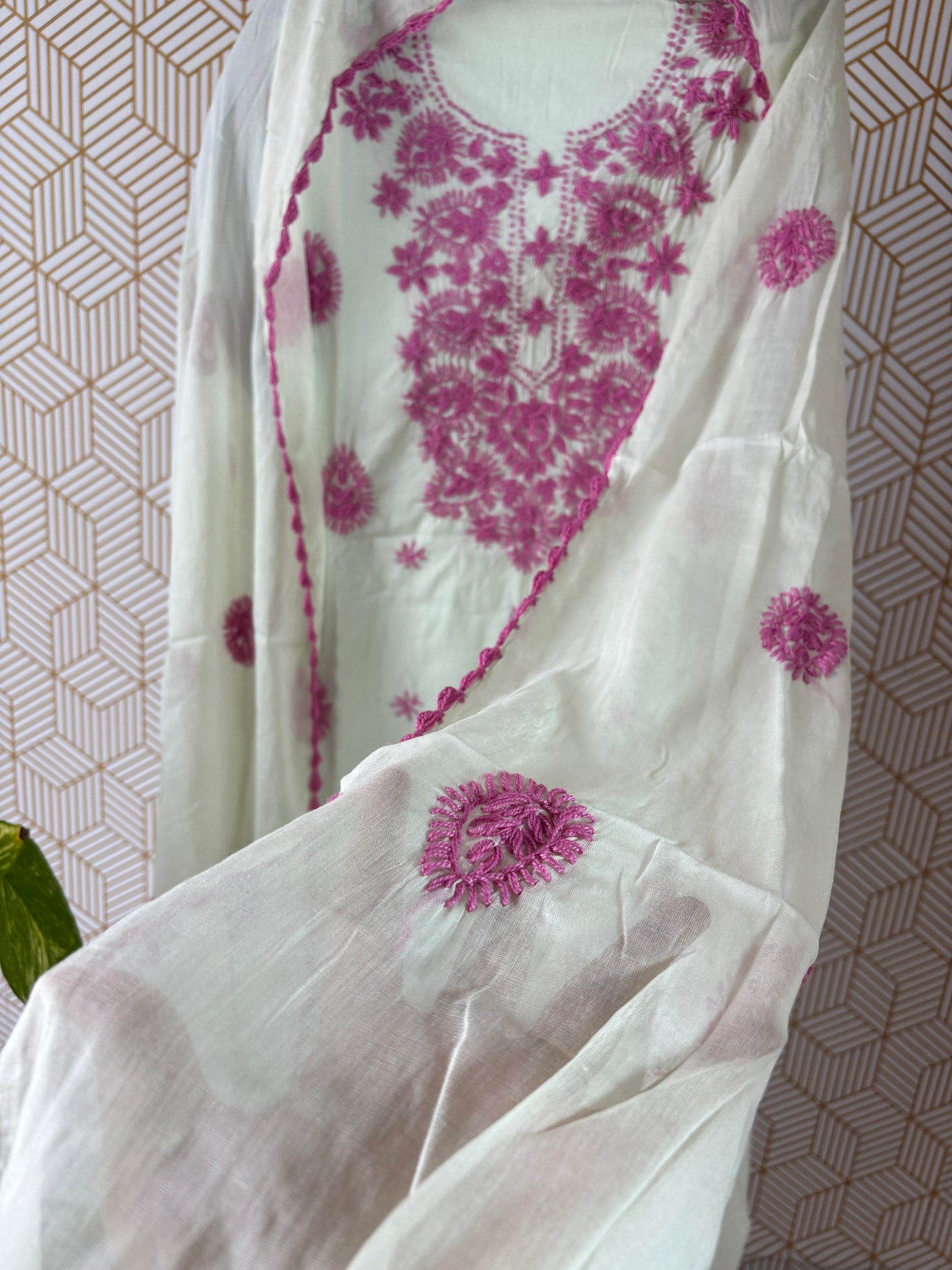 Lucknowi Chikankari Mul Cotton Suit