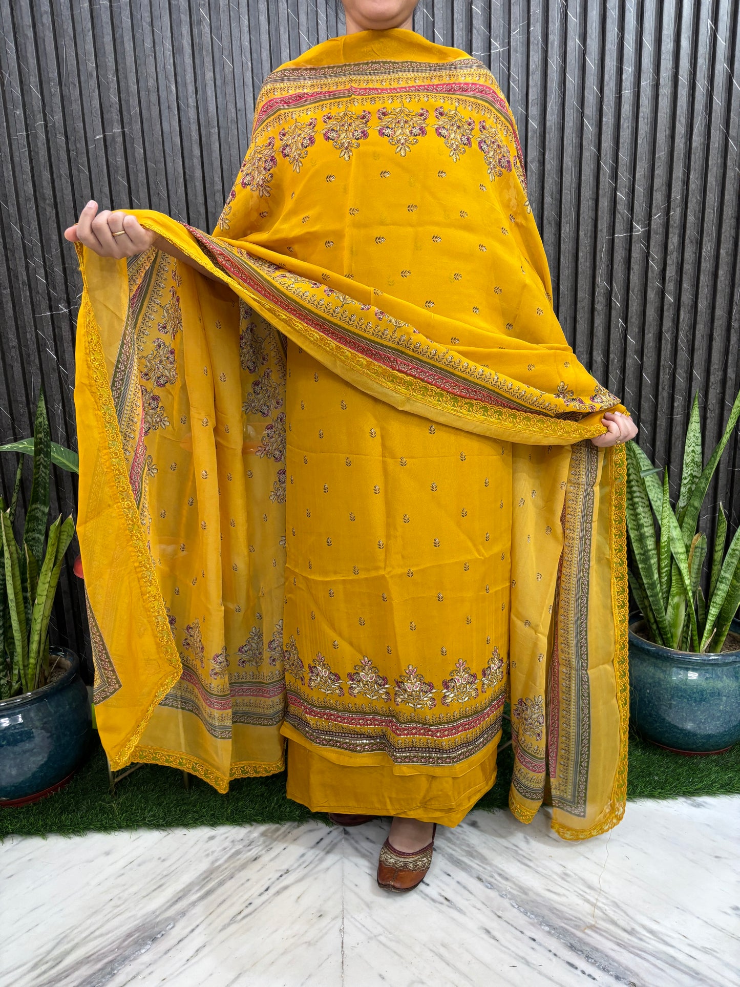 Ramtex Brand Organza Suit Set