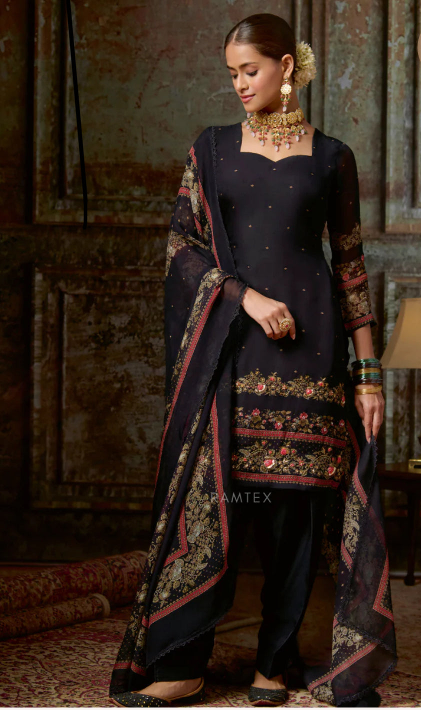 Ramtex Brand Organza Suit Set