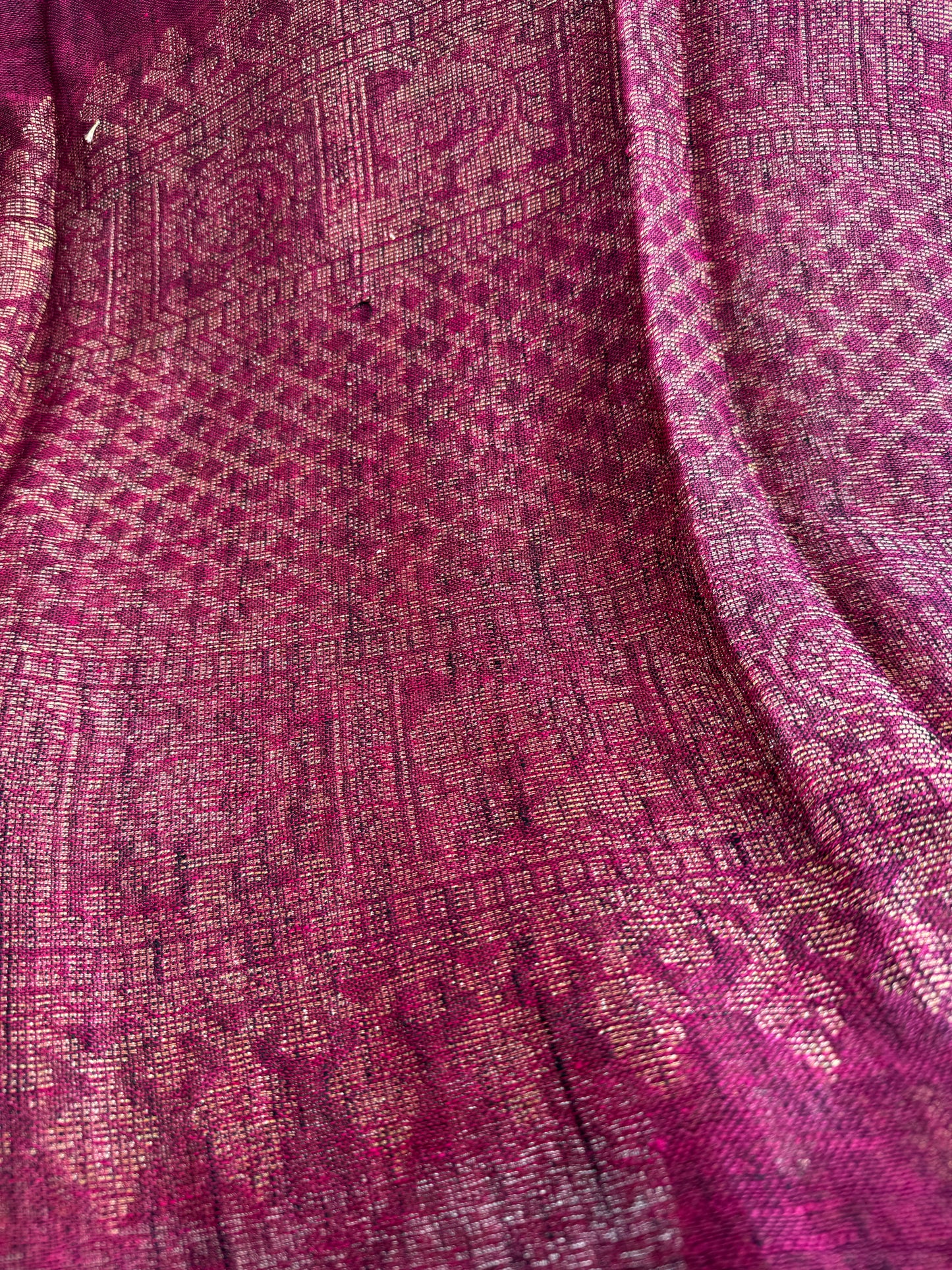 Jamdani- ✨ Pure Linen Jamdani Weaving Kurta & Dupatta Set ✨