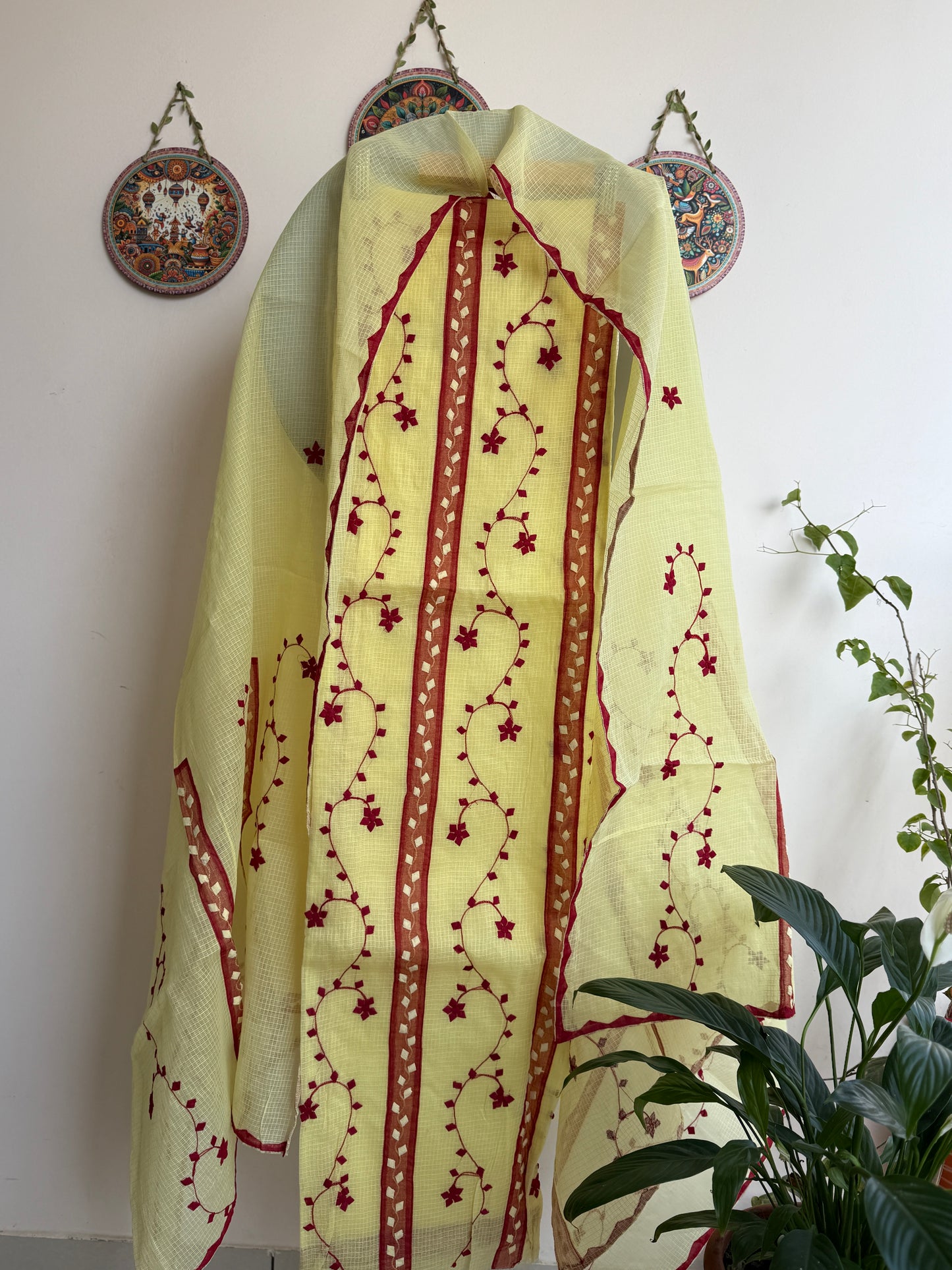 Aligarh's Tradional handcrfted Phoolpatti (applique)- Pannel Work