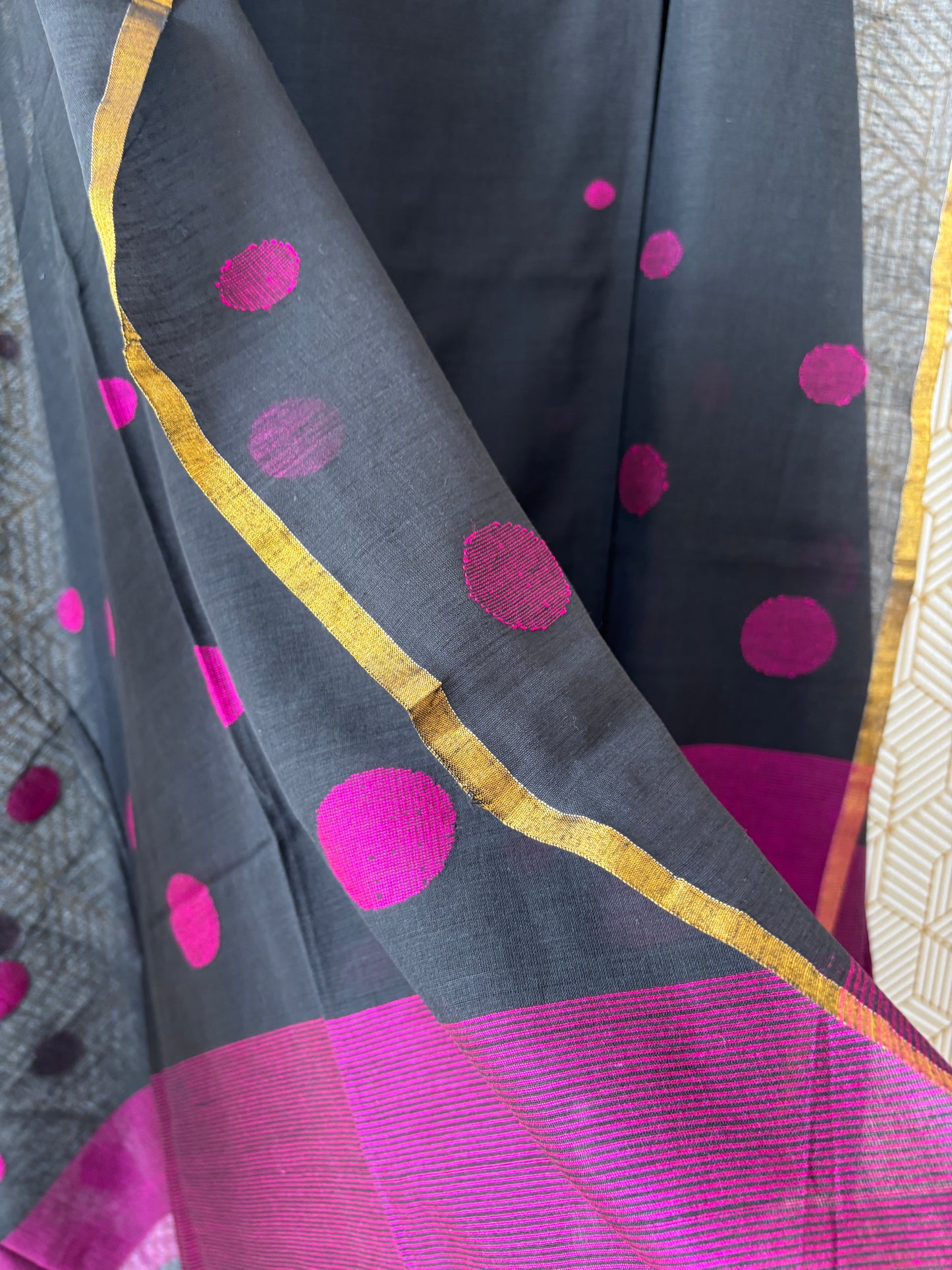 Mul Cotton handwoven Jamdani suit set